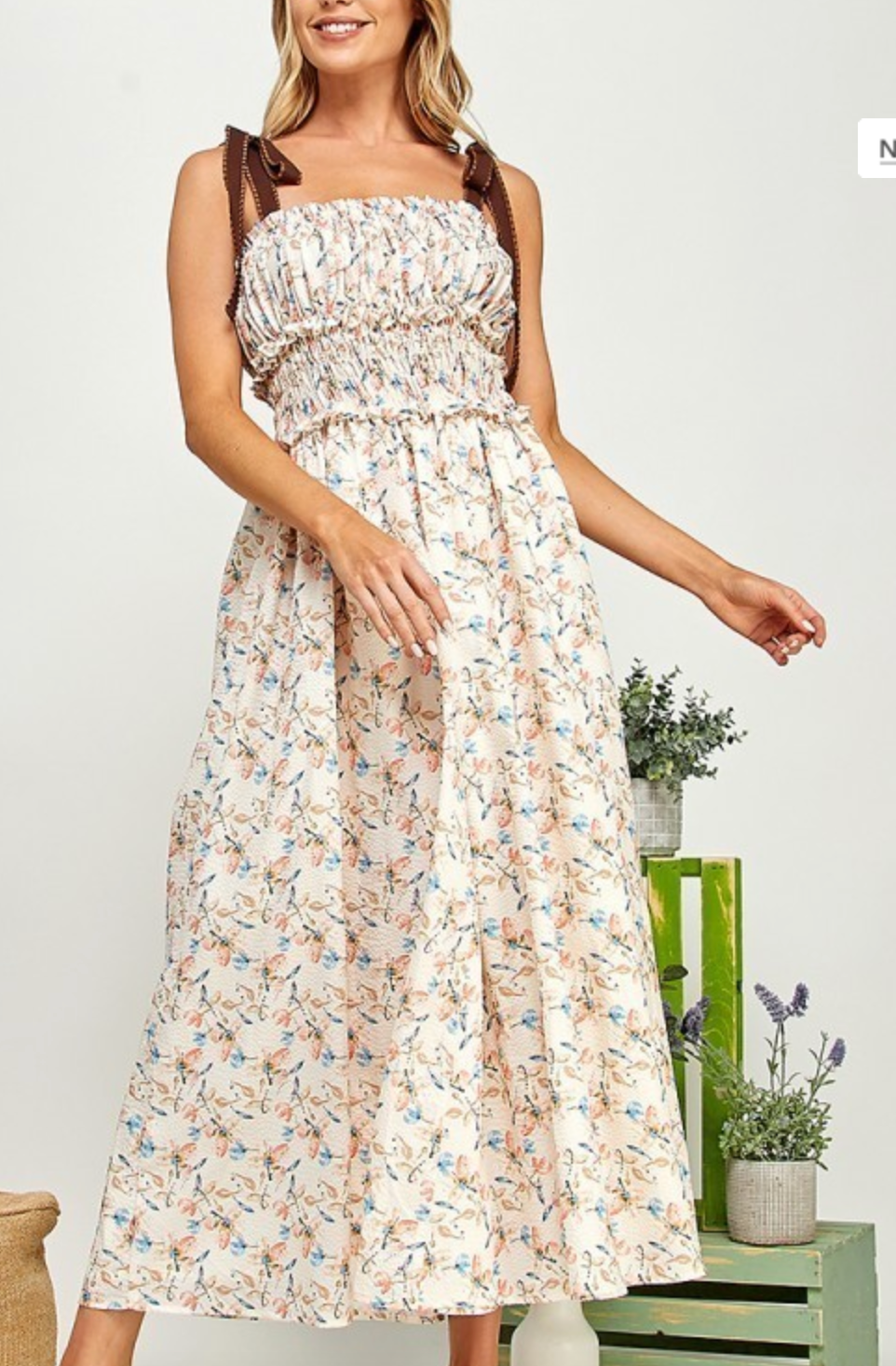 Spring Floral Midi